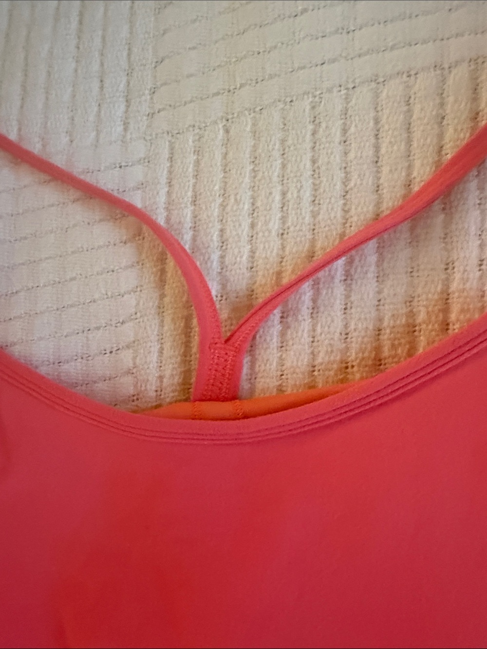 lululemon athletica Coral Pink Strappy Tank Top - Picture 2 of 4